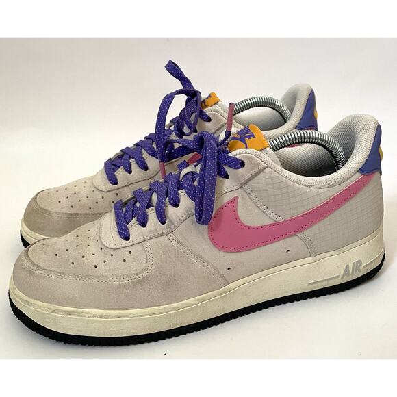 Nike Air Force 1 '07 Phantom CU3007-061 Sneakers Purple Beige Size 10.5 - Picture 1 of 9
